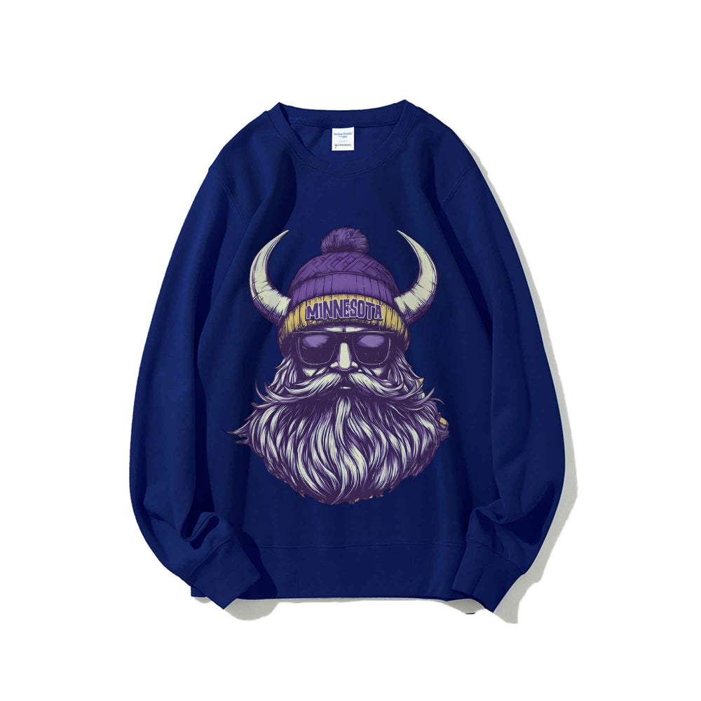 Casual Crewneck Sweatshirt MINNESOTA