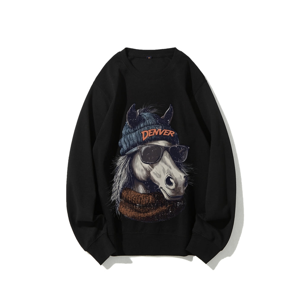 Casual Crewneck Sweatshirt DENVER