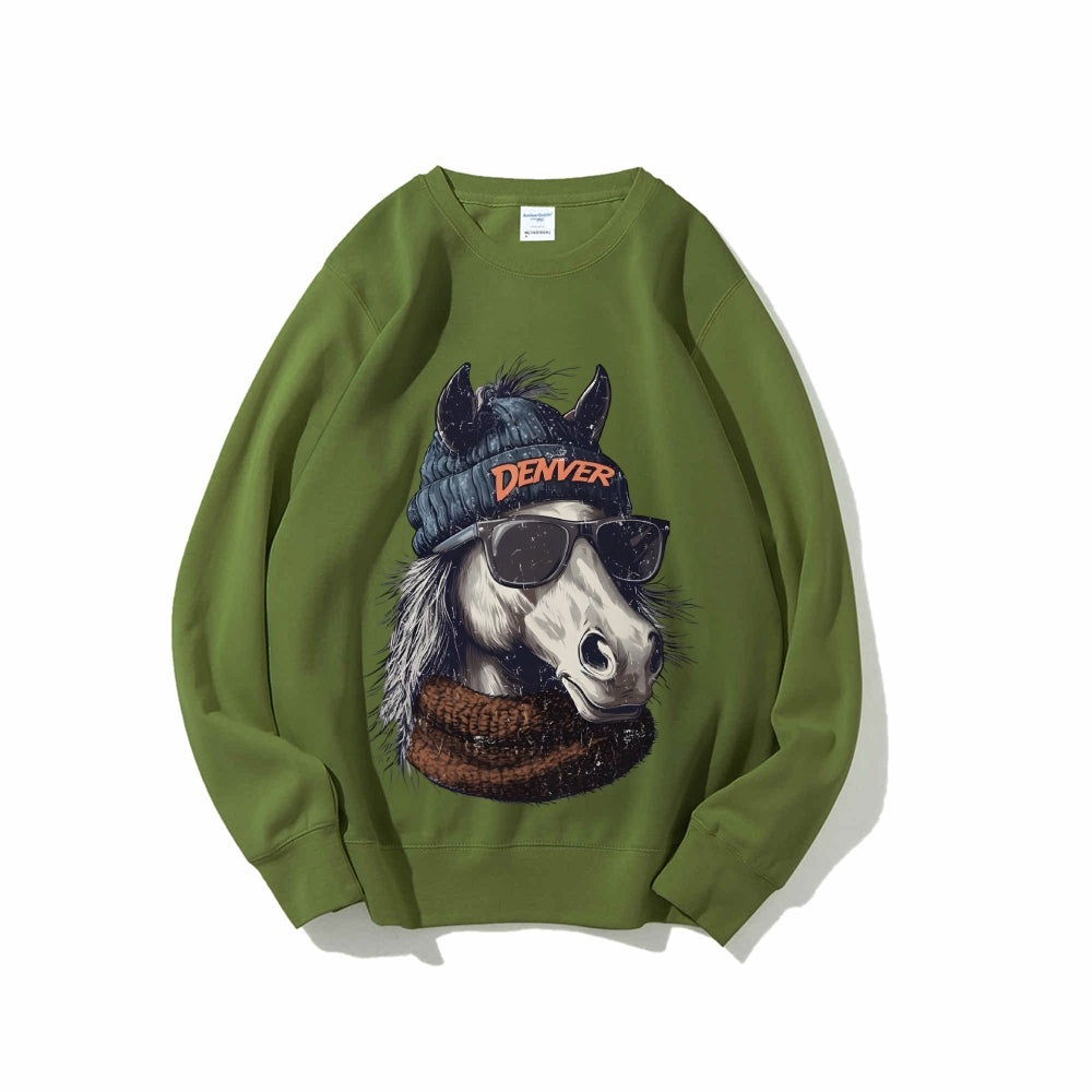 Casual Crewneck Sweatshirt DENVER