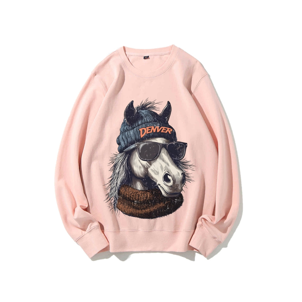 Casual Crewneck Sweatshirt DENVER
