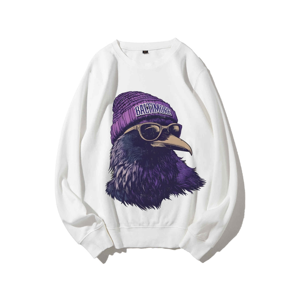 Casual Crewneck Sweatshirt BALTIMORE