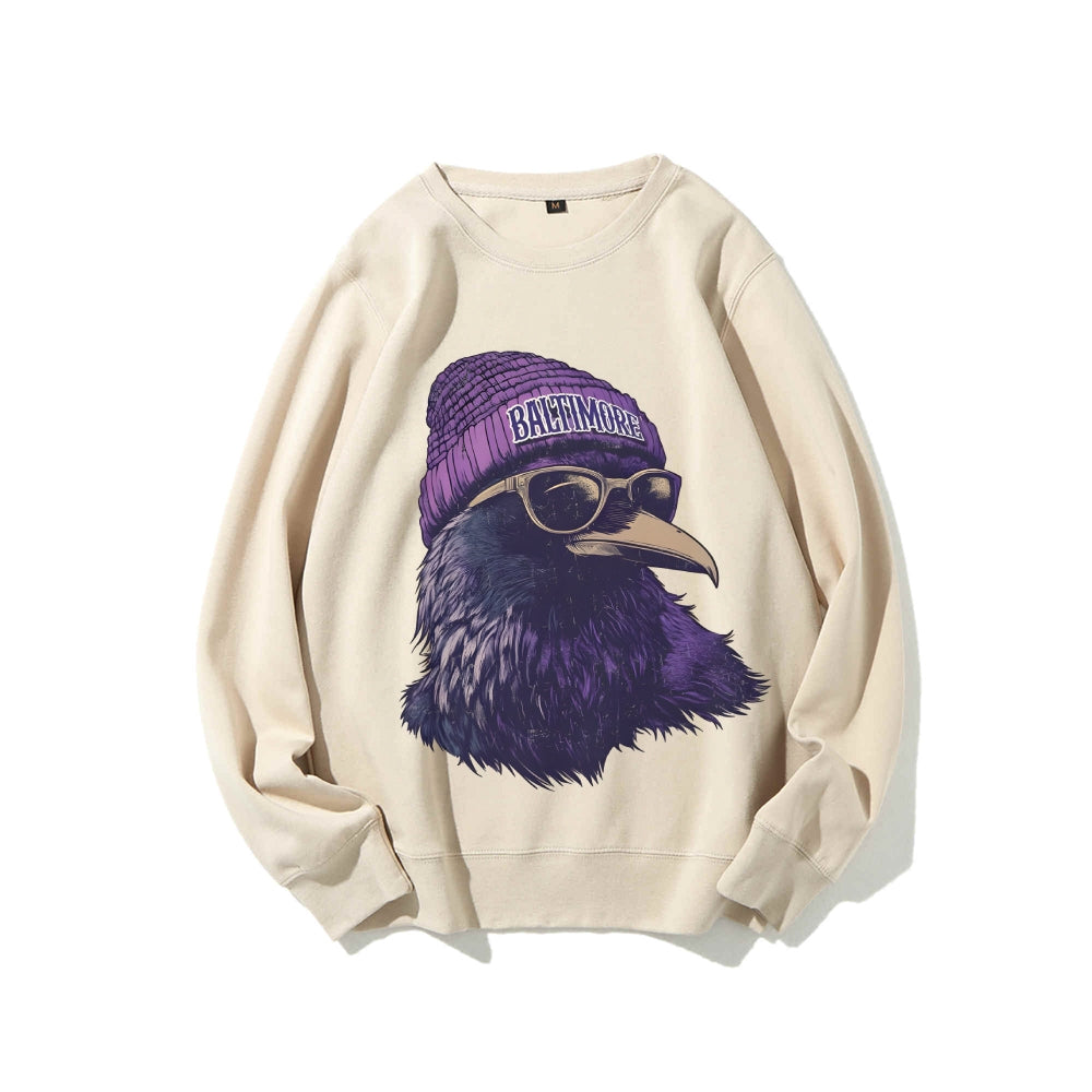 Casual Crewneck Sweatshirt BALTIMORE
