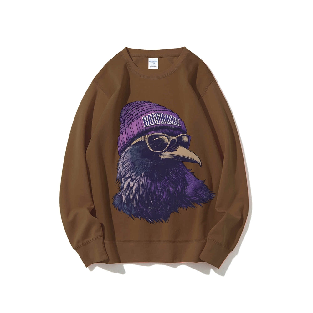 Casual Crewneck Sweatshirt BALTIMORE