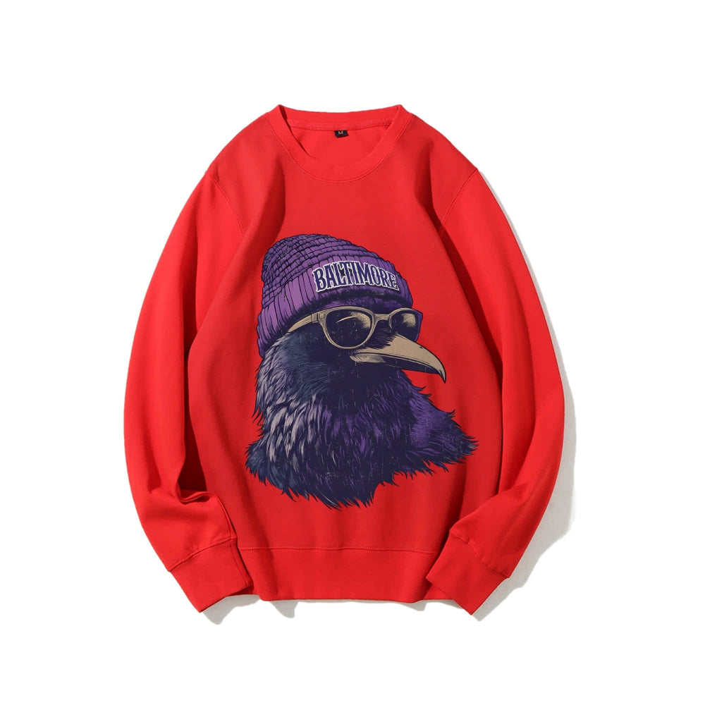 Casual Crewneck Sweatshirt BALTIMORE