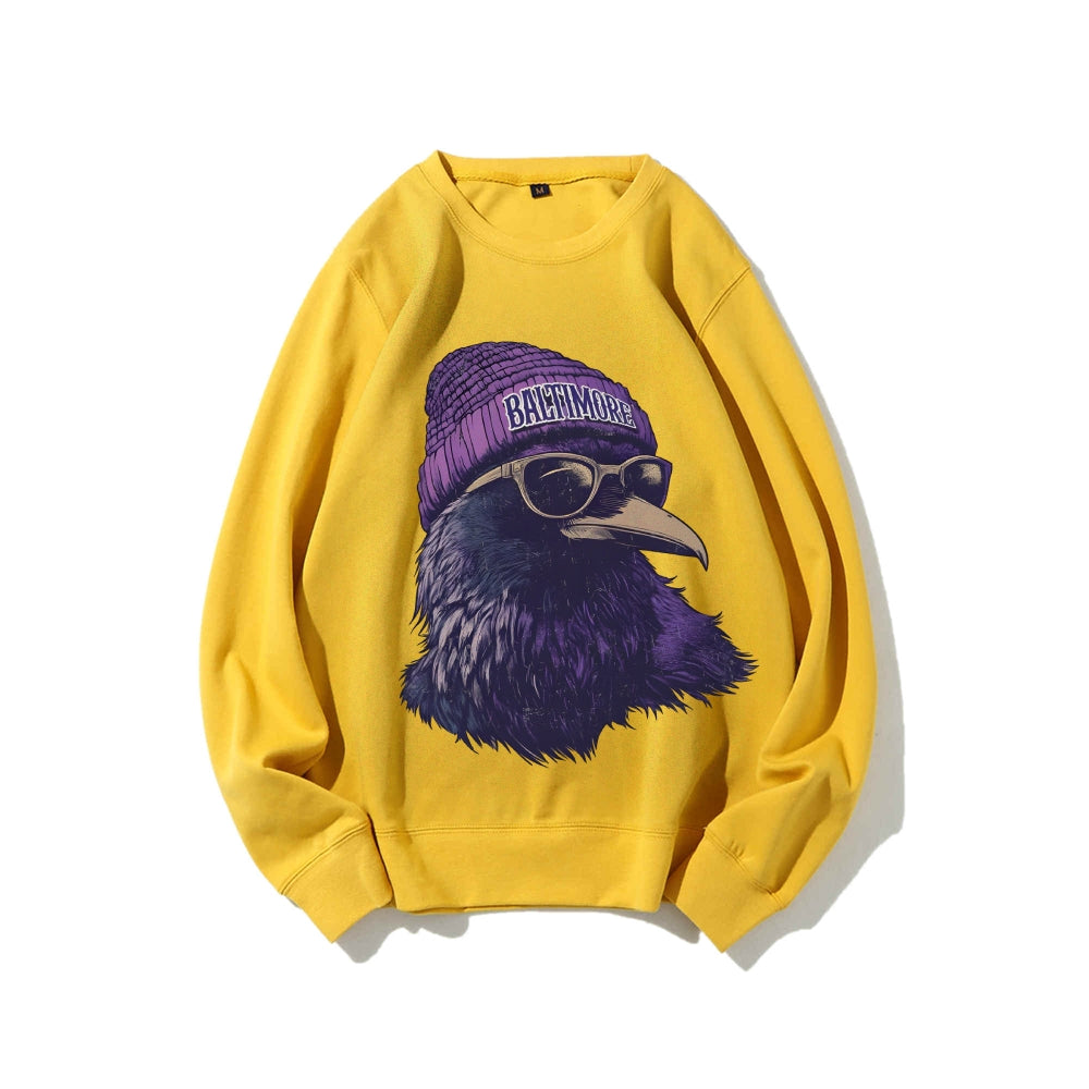 Casual Crewneck Sweatshirt BALTIMORE