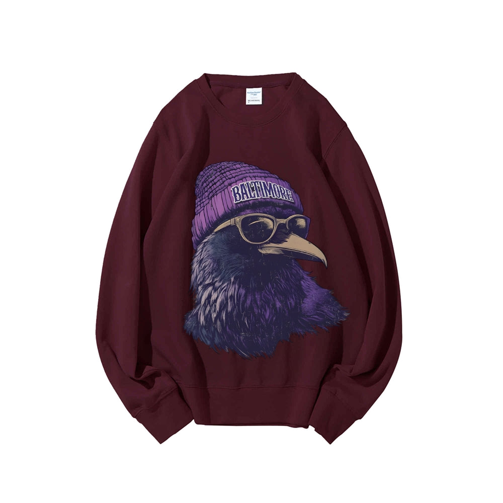 Casual Crewneck Sweatshirt BALTIMORE