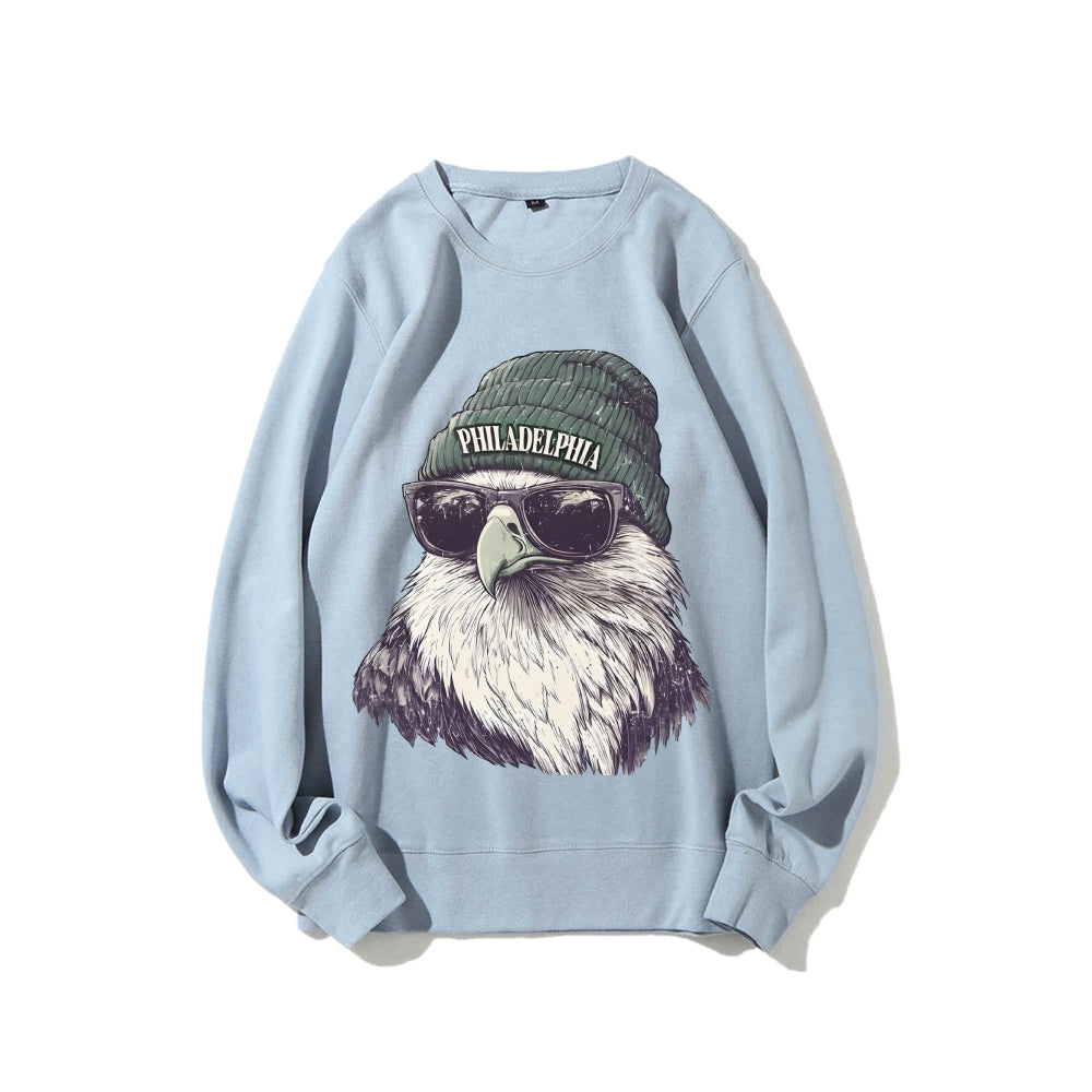 Casual Crewneck Sweatshirt PHILADELPHIA