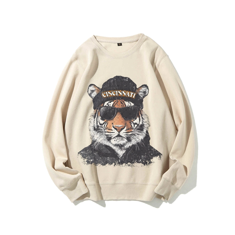 Casual Crewneck Sweatshirt CINCINNATI