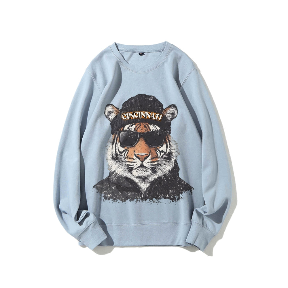 Casual Crewneck Sweatshirt CINCINNATI