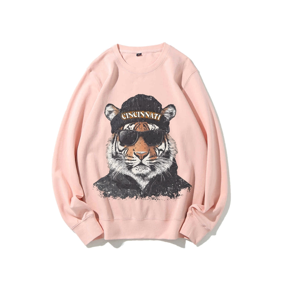 Casual Crewneck Sweatshirt CINCINNATI