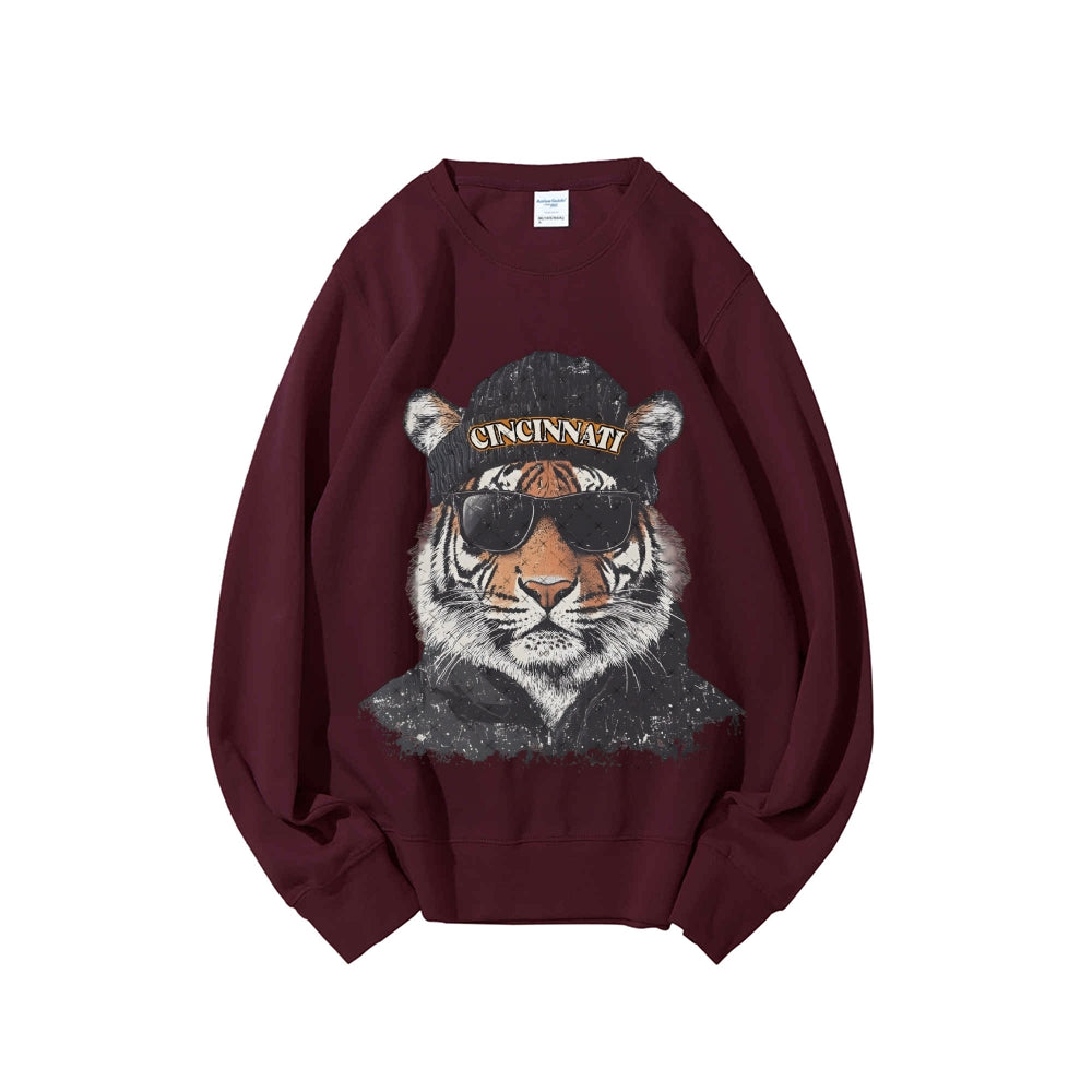 Casual Crewneck Sweatshirt CINCINNATI