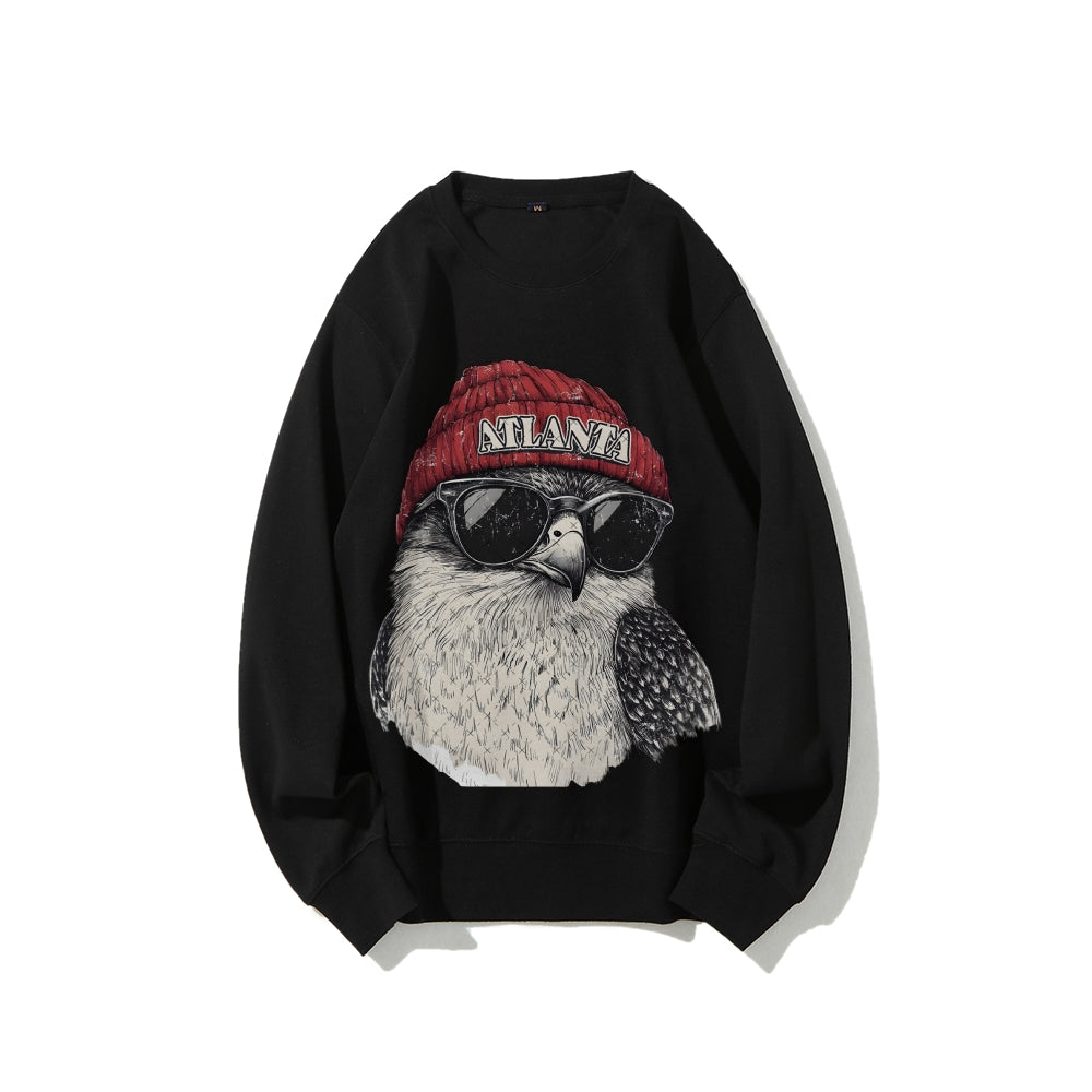 Casual Crewneck Sweatshirt ATLANTA