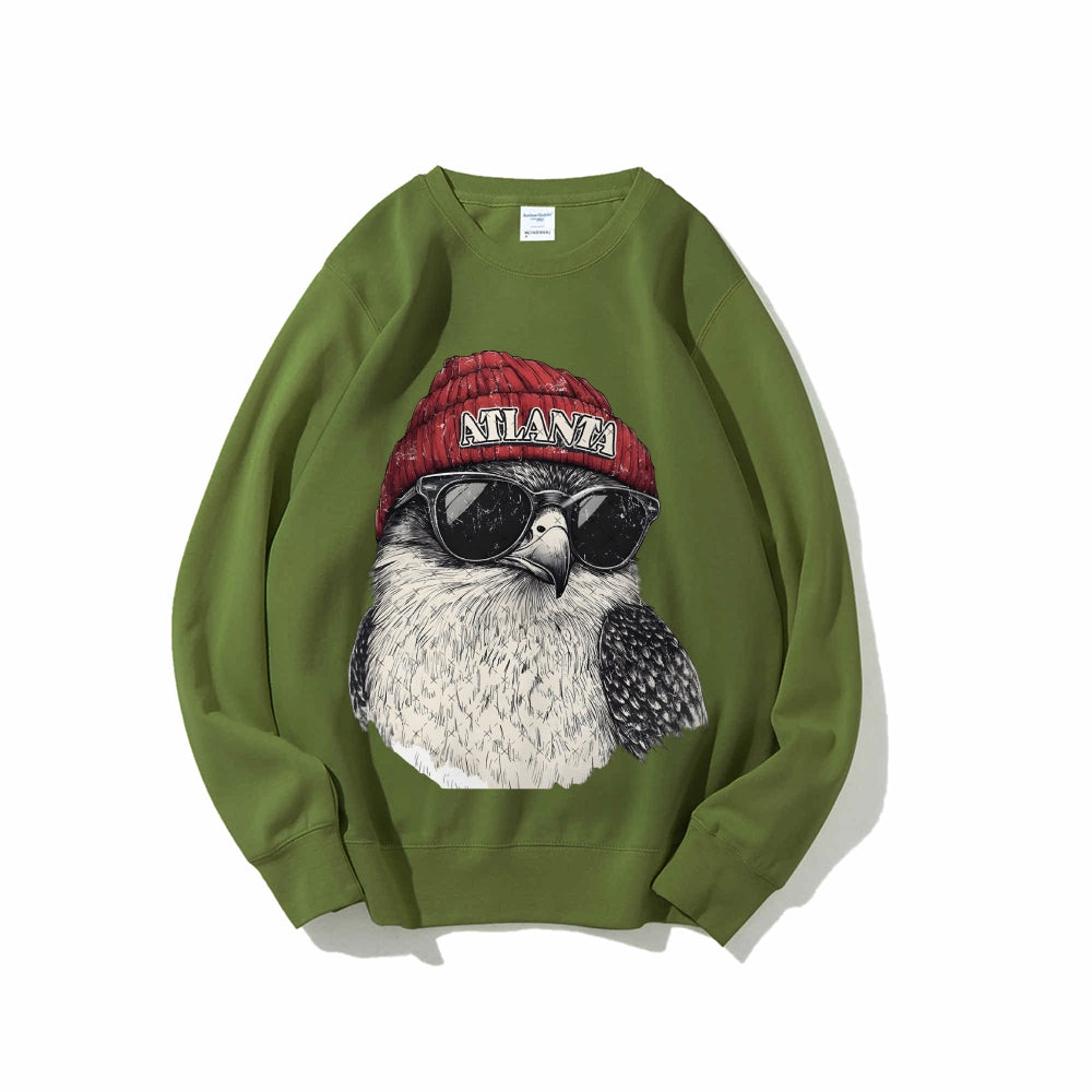Casual Crewneck Sweatshirt ATLANTA