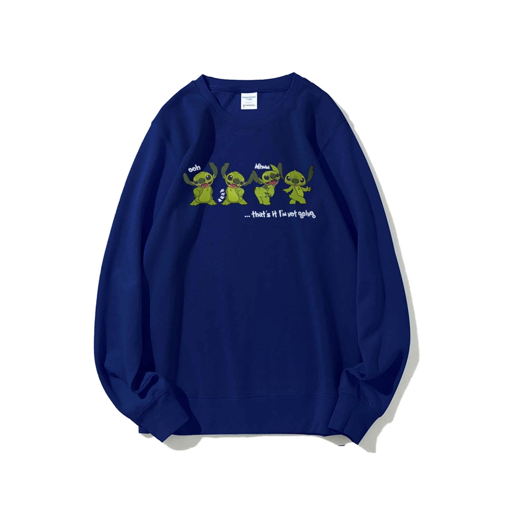 Casual Crewneck Sweatshirt Stitch