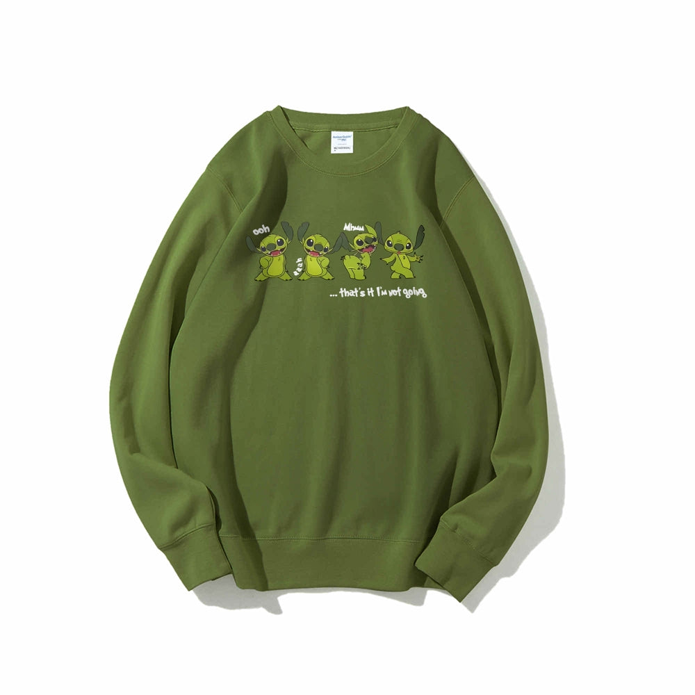 Casual Crewneck Sweatshirt Stitch