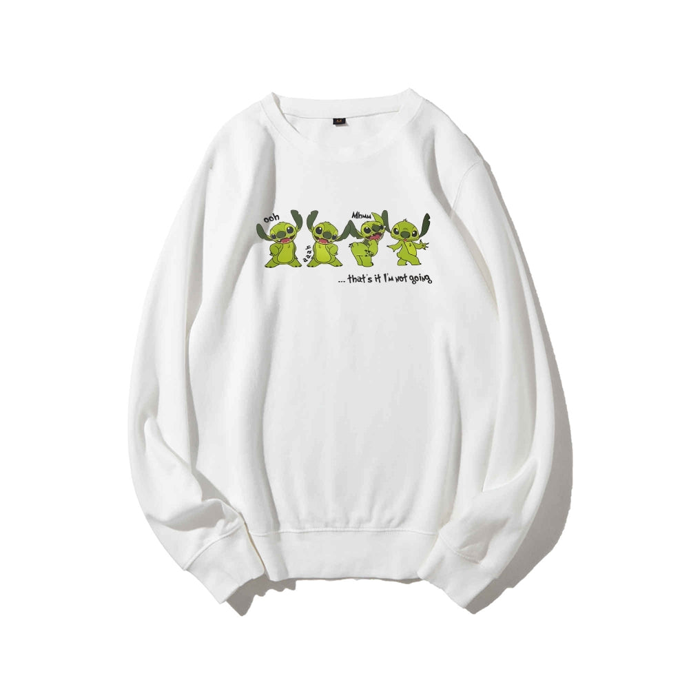 Casual Crewneck Sweatshirt Stitch