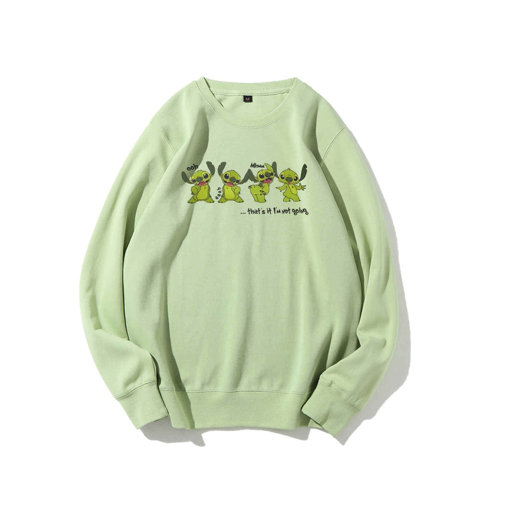 Casual Crewneck Sweatshirt Stitch