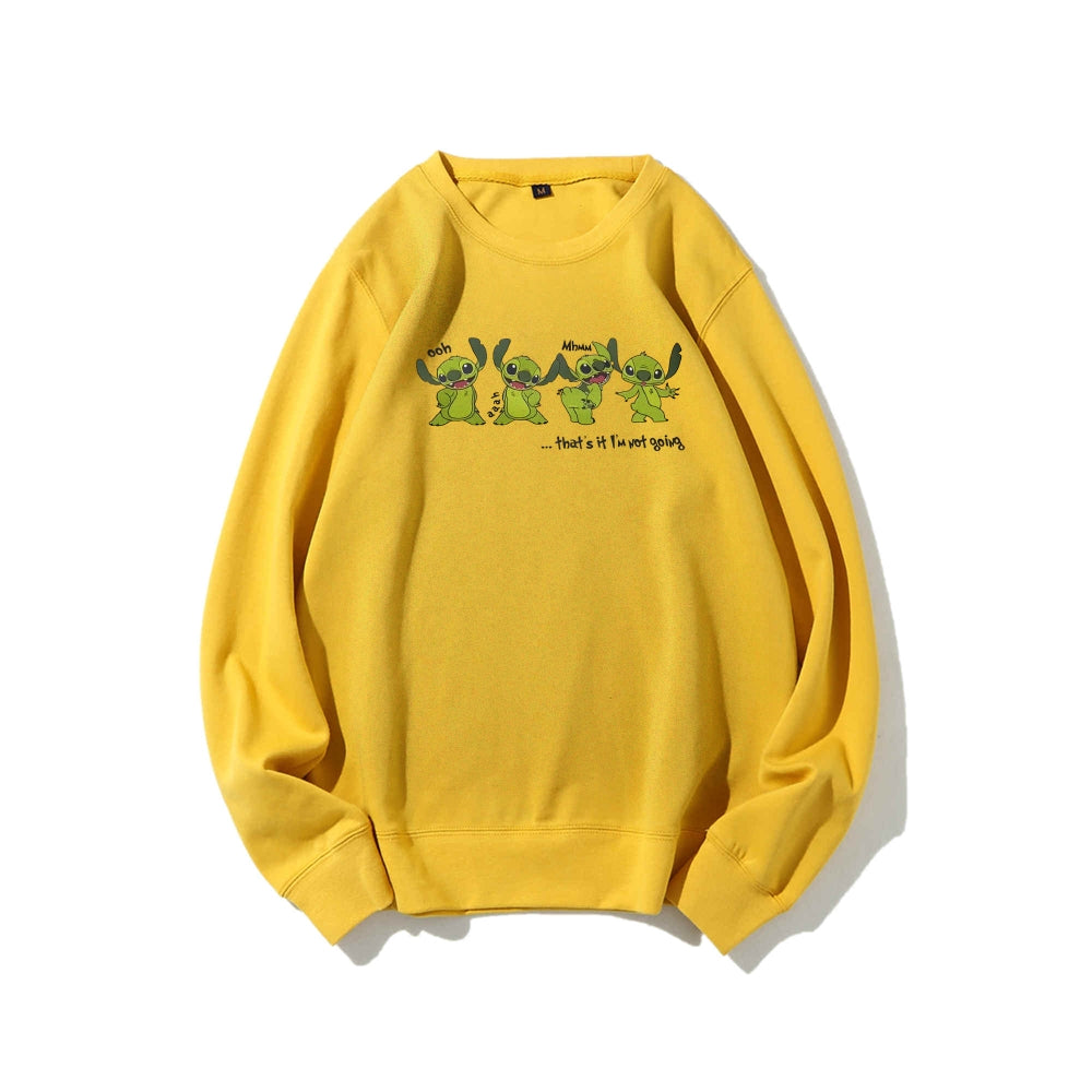 Casual Crewneck Sweatshirt Stitch