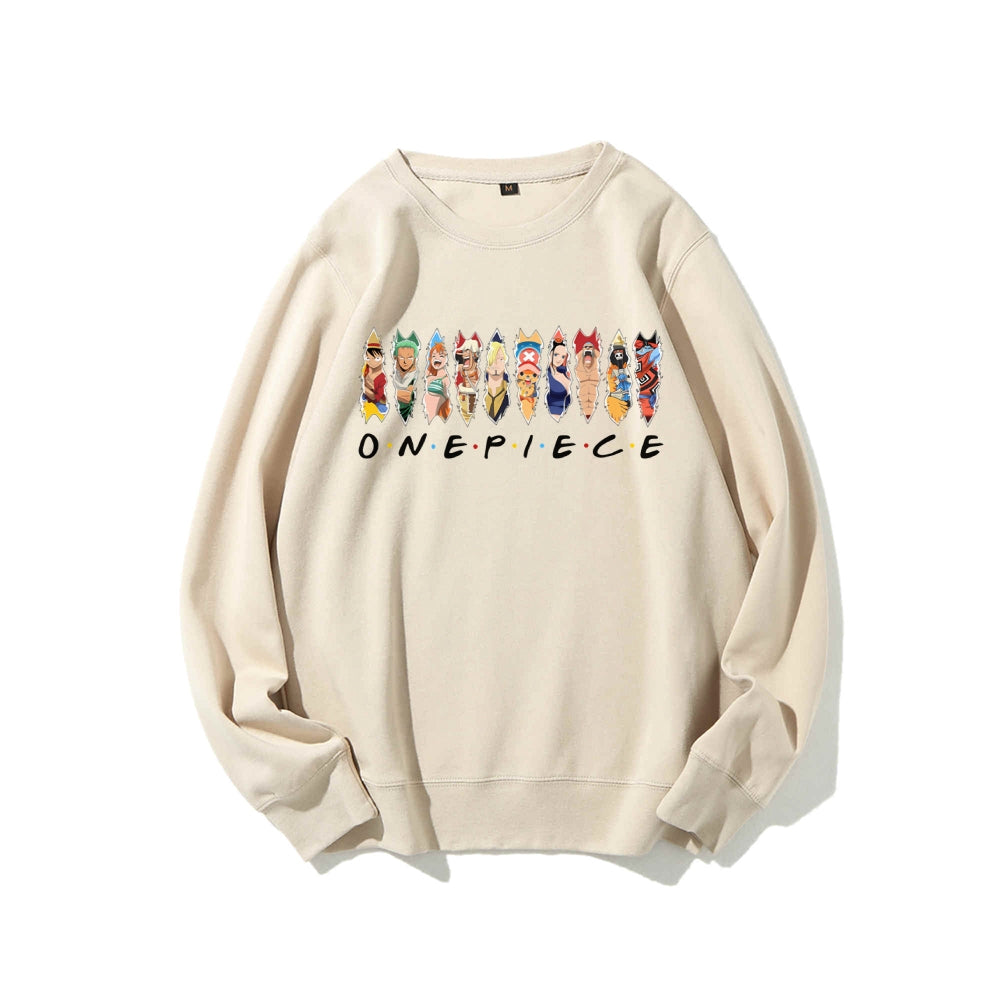 Casual Crewneck Sweatshirt One Piece
