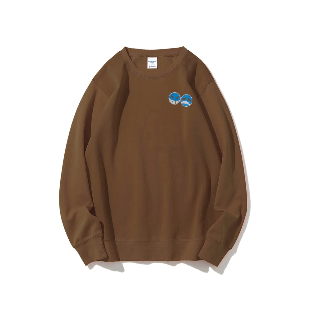 Casual Crewneck Sweatshirt One Piece