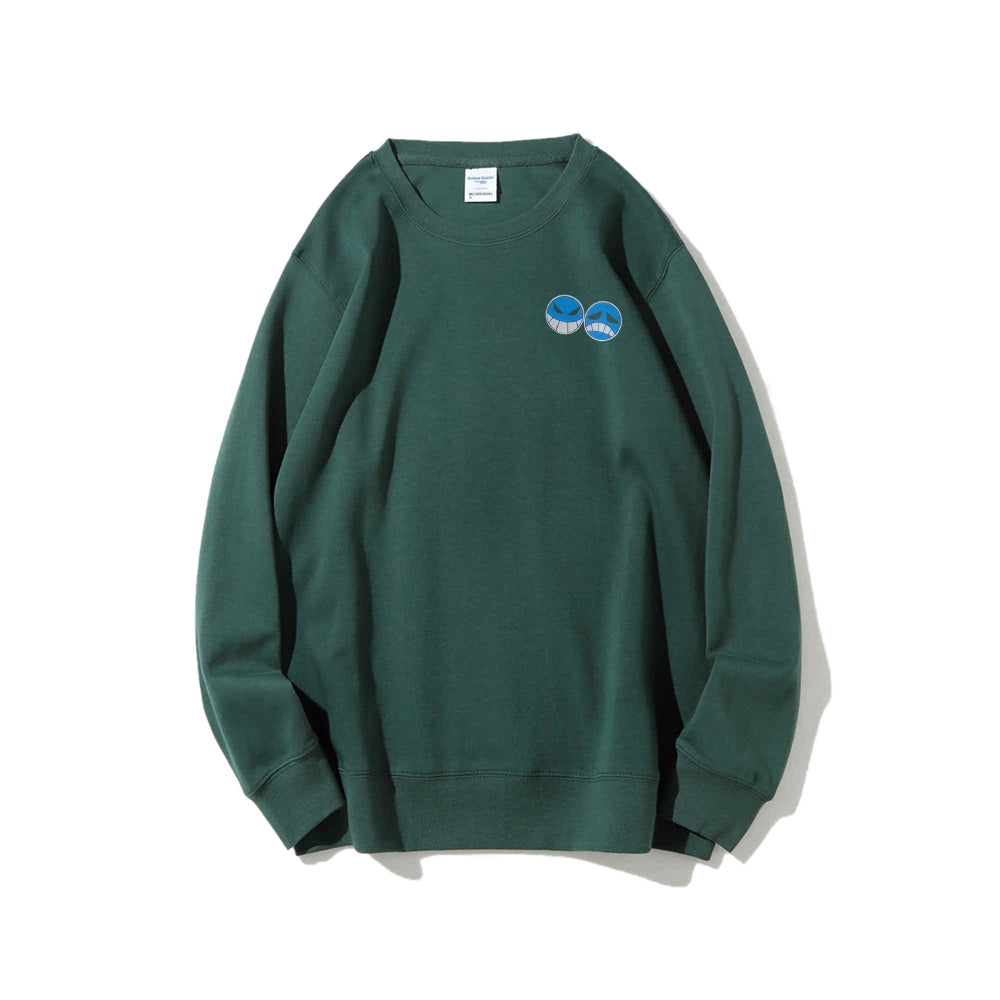 Casual Crewneck Sweatshirt One Piece