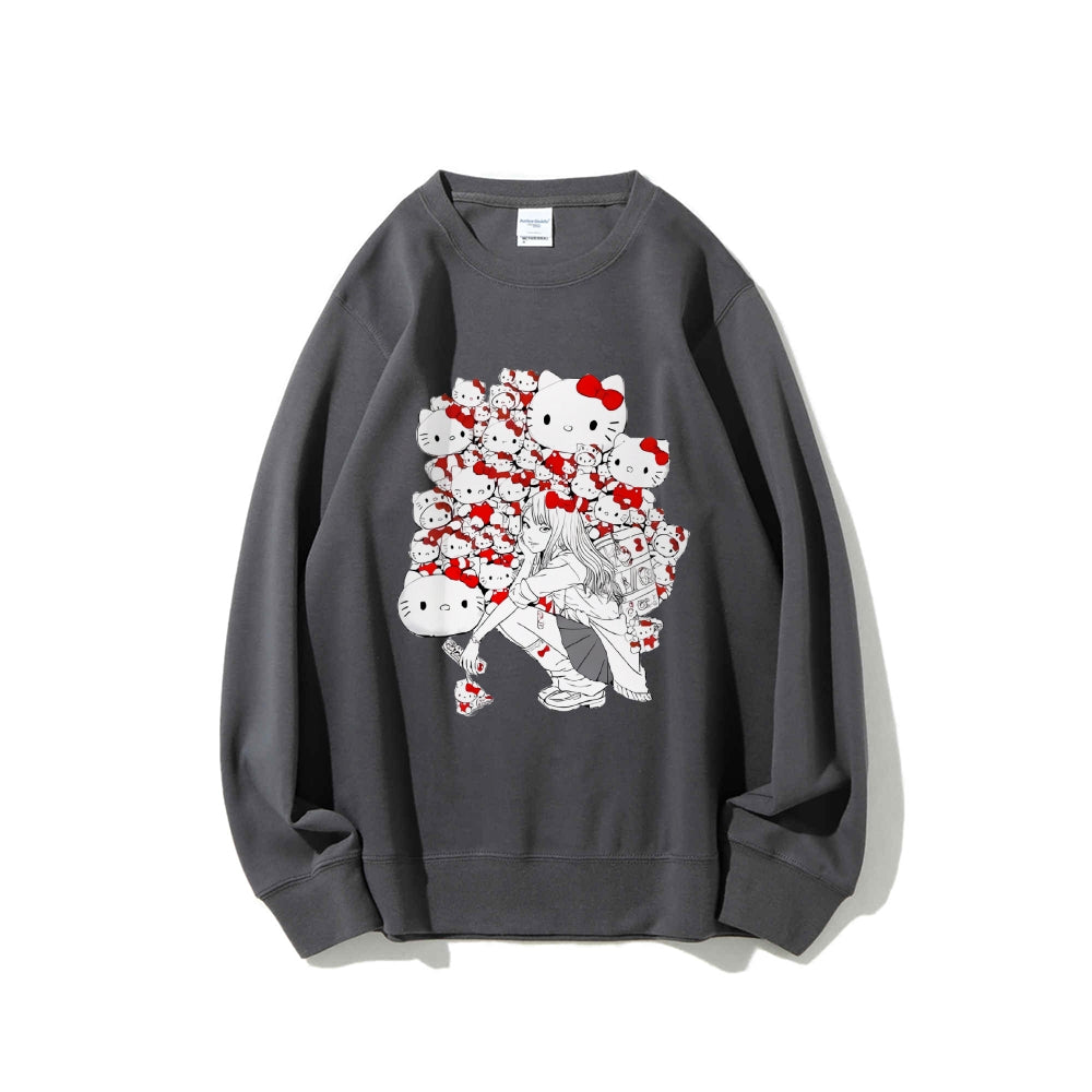 Casual Crewneck Sweatshirt 2506006512