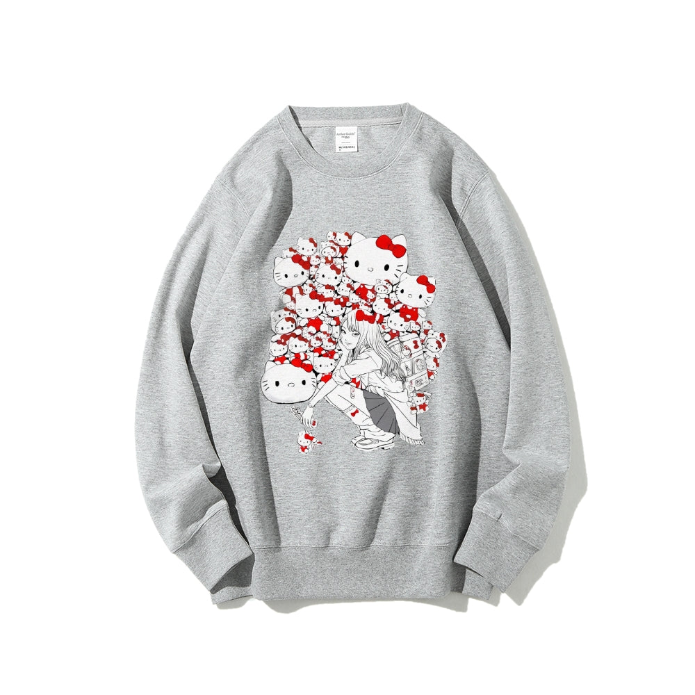 Casual Crewneck Sweatshirt 2506006512