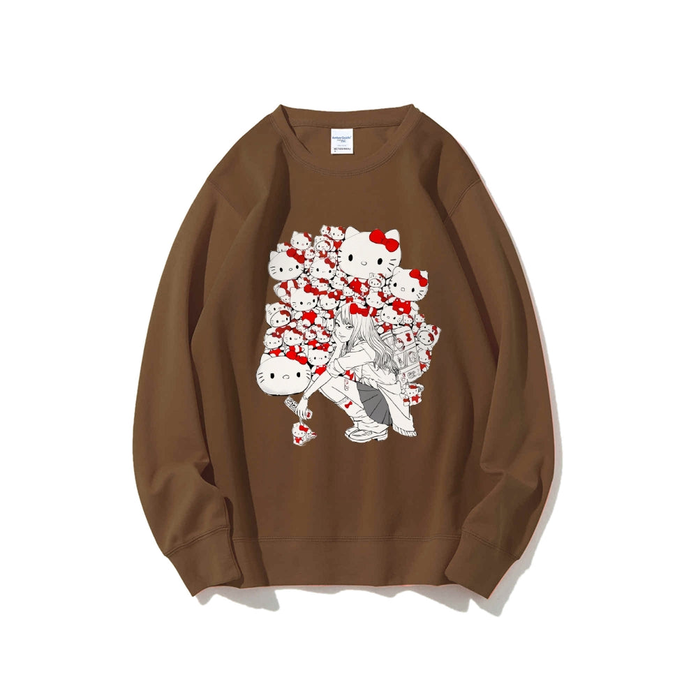 Casual Crewneck Sweatshirt 2506006512