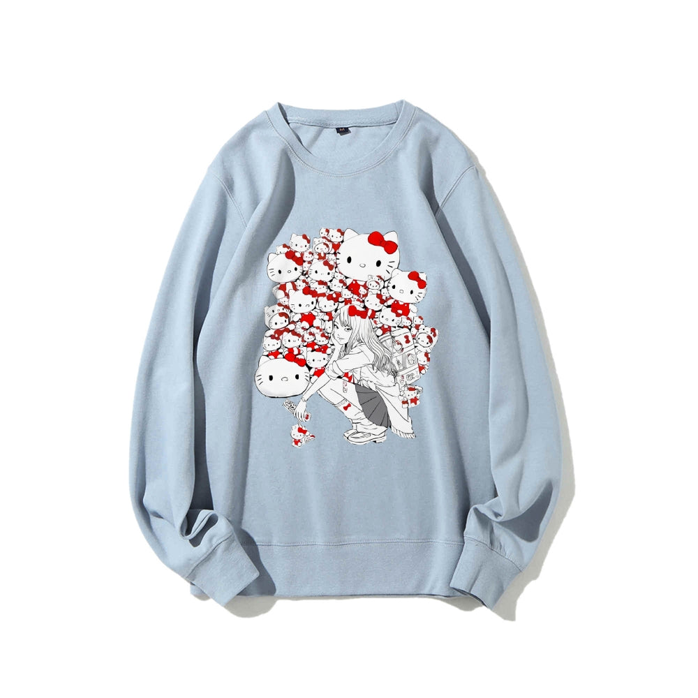 Casual Crewneck Sweatshirt 2506006512