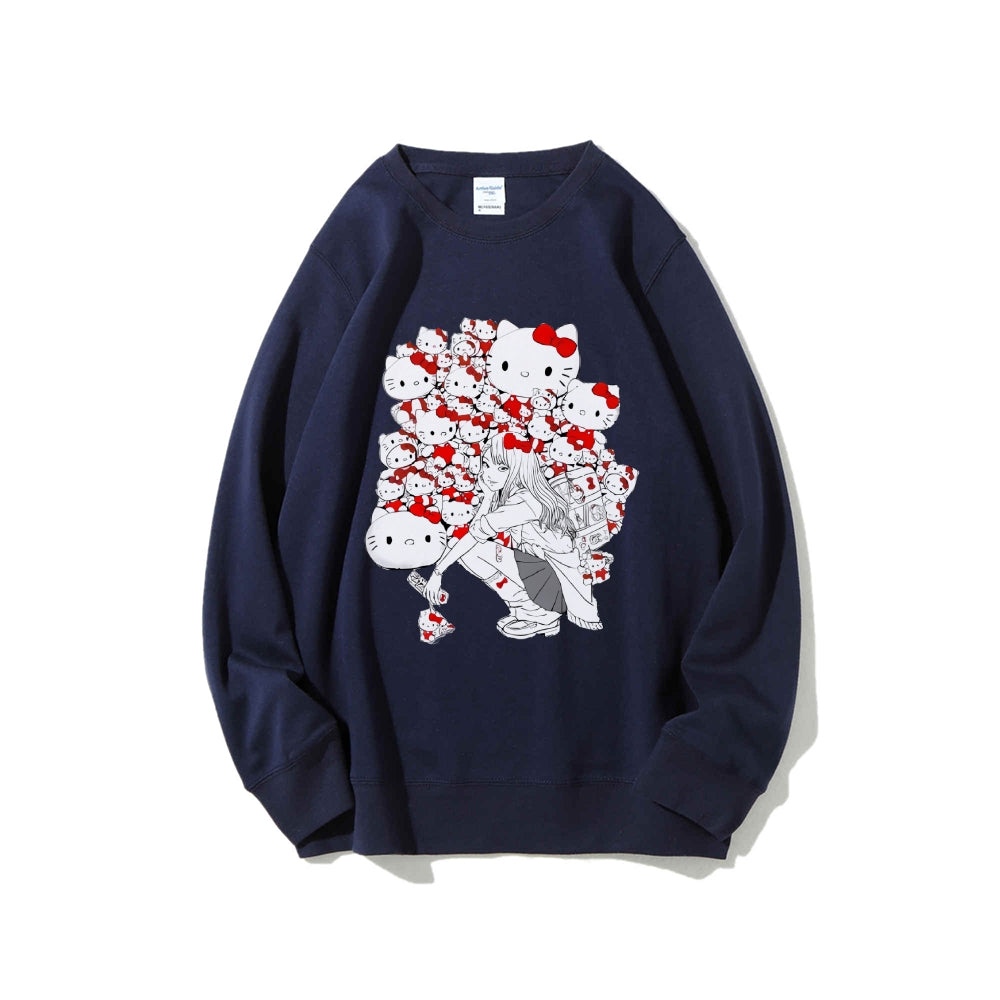 Casual Crewneck Sweatshirt 2506006512
