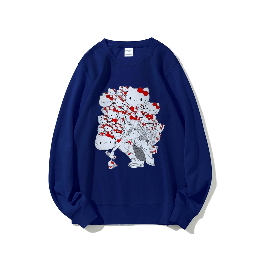 Casual Crewneck Sweatshirt 2506006512