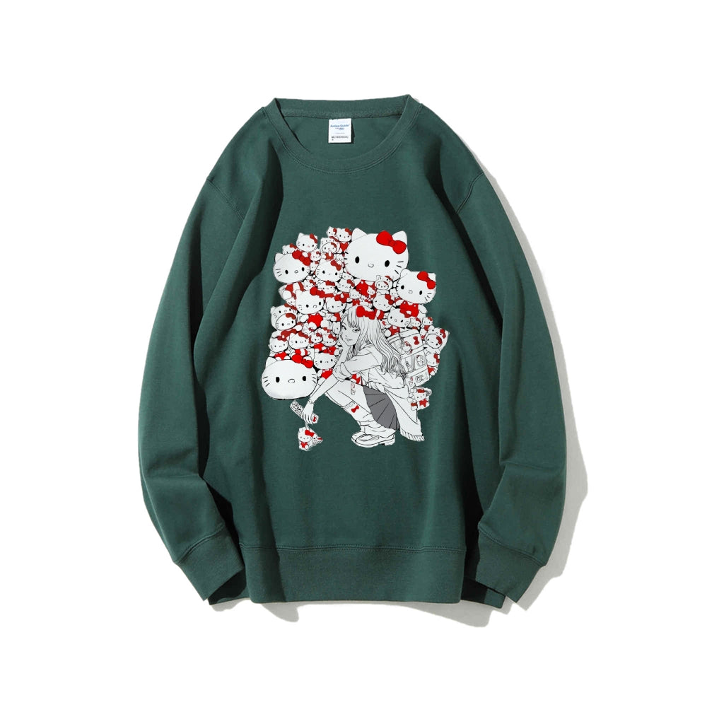 Casual Crewneck Sweatshirt 2506006512