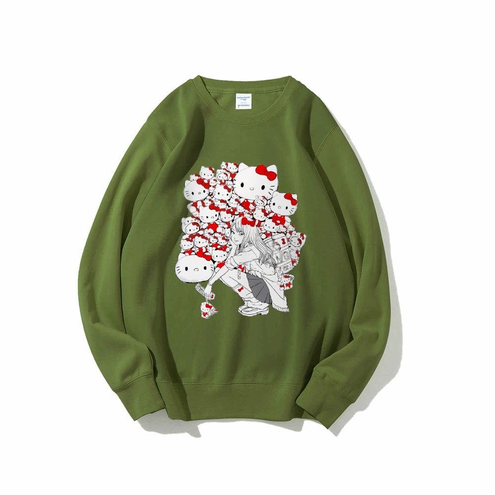 Casual Crewneck Sweatshirt 2506006512