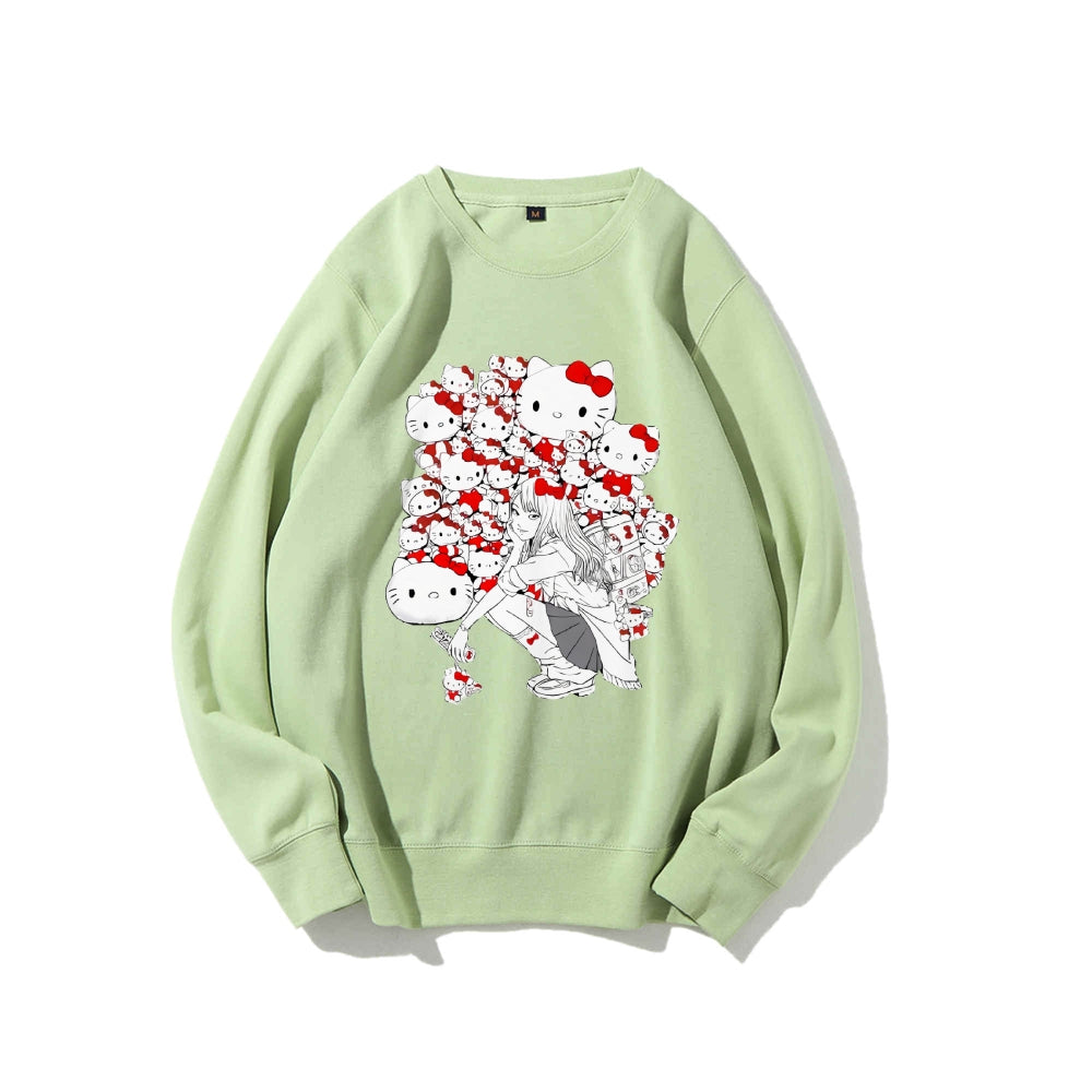 Casual Crewneck Sweatshirt 2506006512