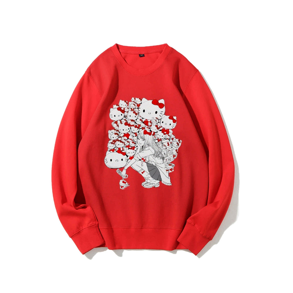 Casual Crewneck Sweatshirt 2506006512