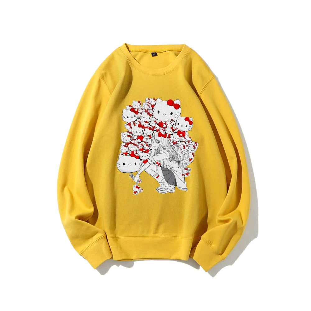 Casual Crewneck Sweatshirt 2506006512