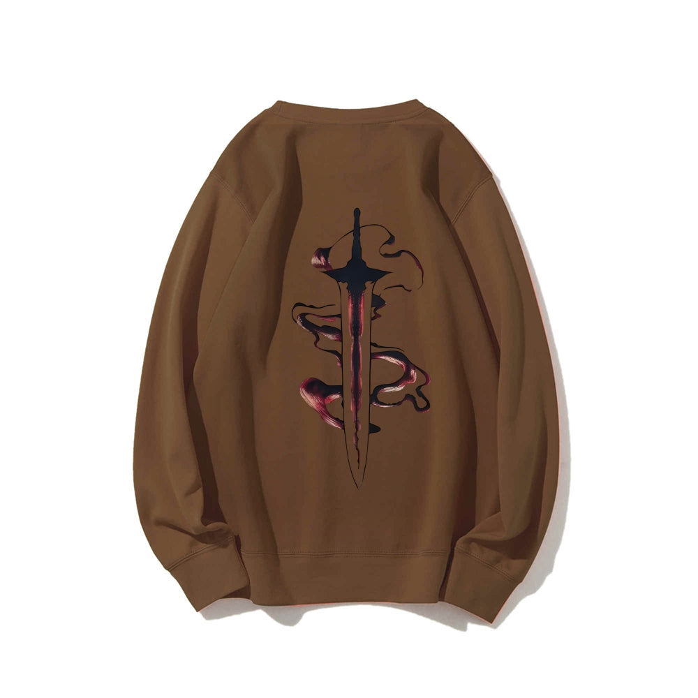 Casual Crewneck Sweatshirt Arise