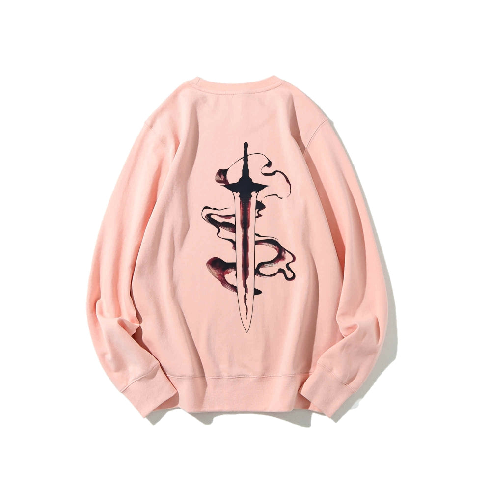 Casual Crewneck Sweatshirt Arise