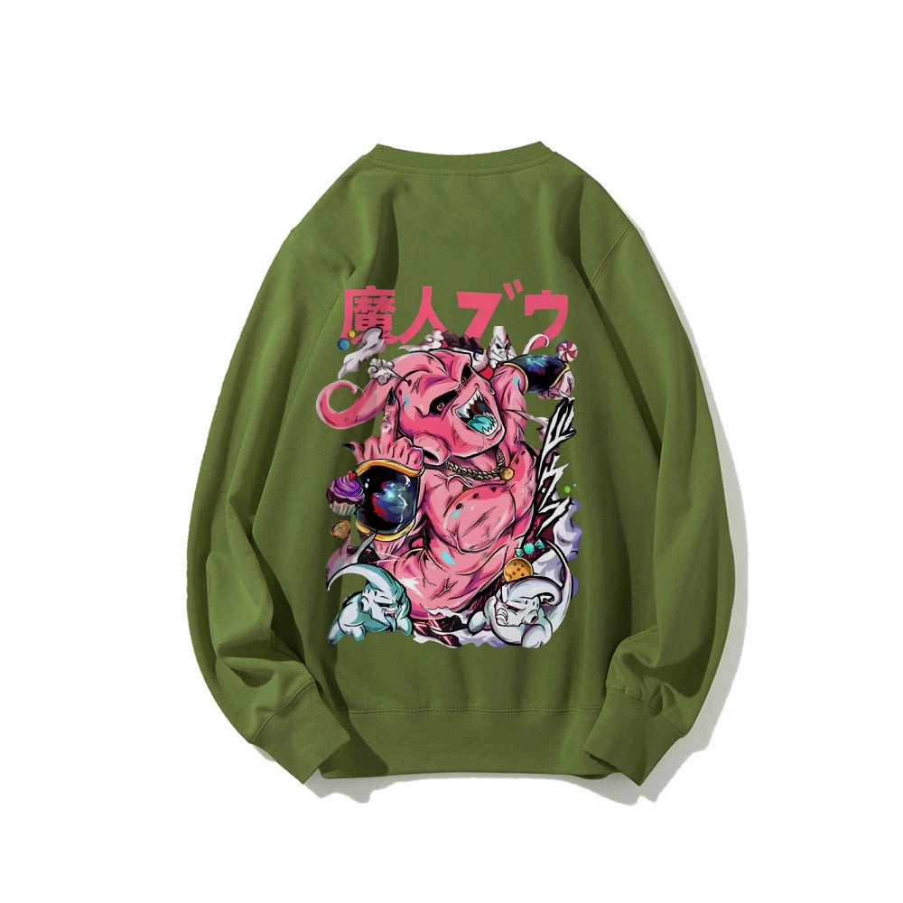Casual Crewneck Sweatshirt Buu