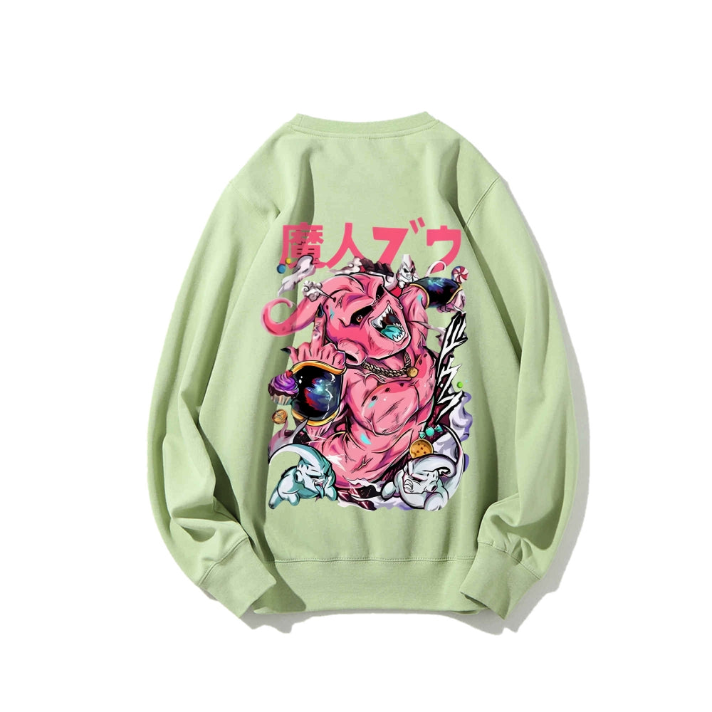 Casual Crewneck Sweatshirt Buu