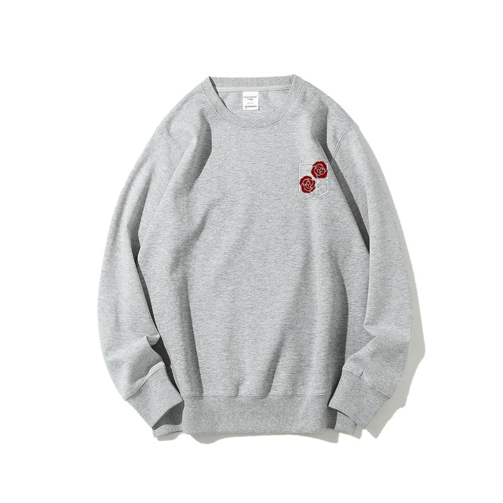 Attack on Titan Cotton Unisex Round Neck Anime Sweatshirt