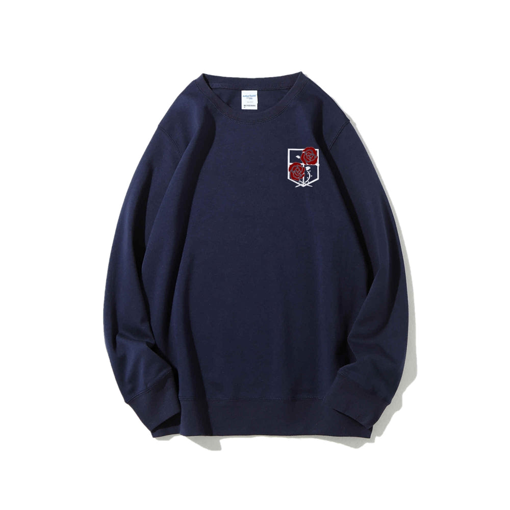 Attack on Titan Cotton Unisex Round Neck Anime Sweatshirt
