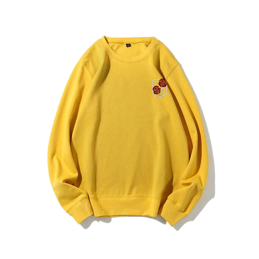 Attack on Titan Cotton Unisex Round Neck Anime Sweatshirt