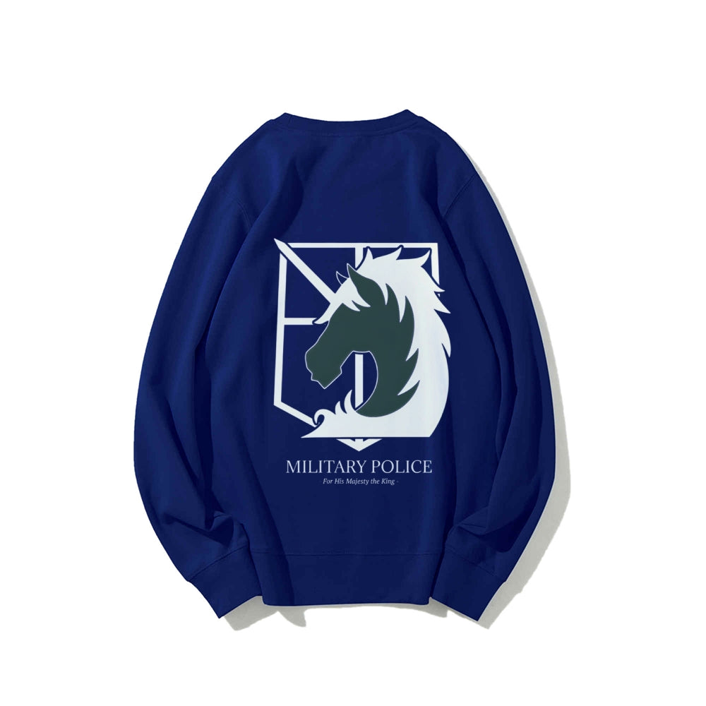 Attack on Titan Cotton Unisex Round Neck Anime Sweatshirt
