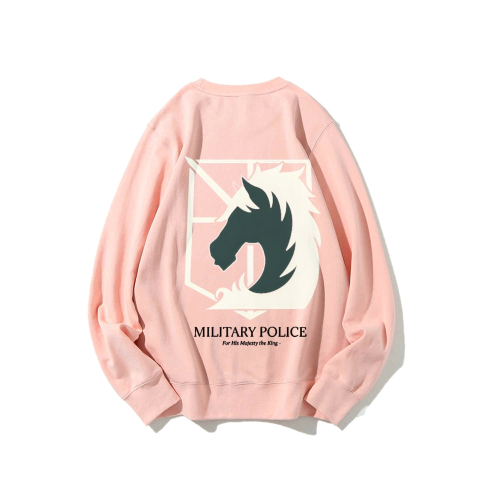 Attack on Titan Cotton Unisex Round Neck Anime Sweatshirt