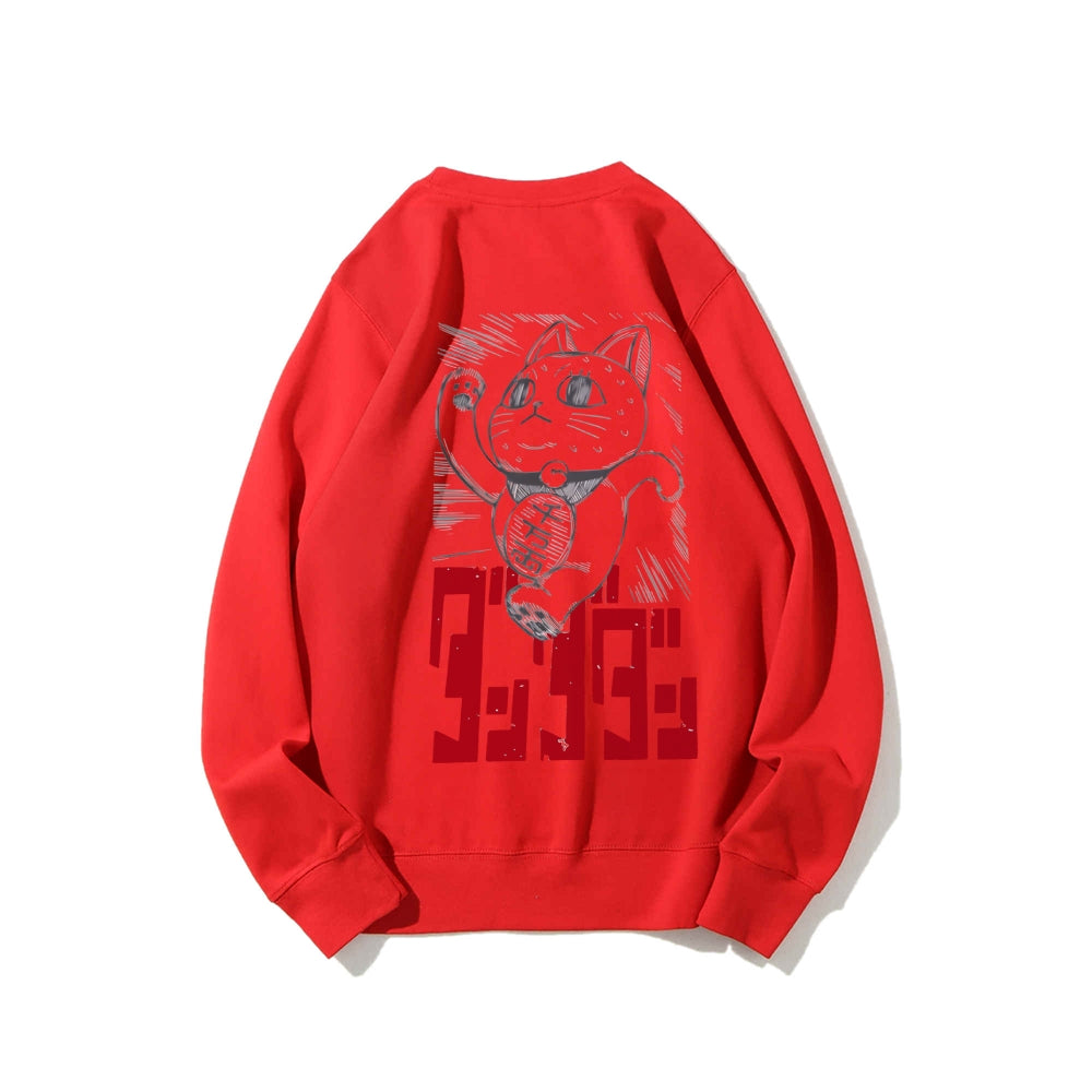 Dandadan Cotton Unisex Round Neck Anime Sweatshirt