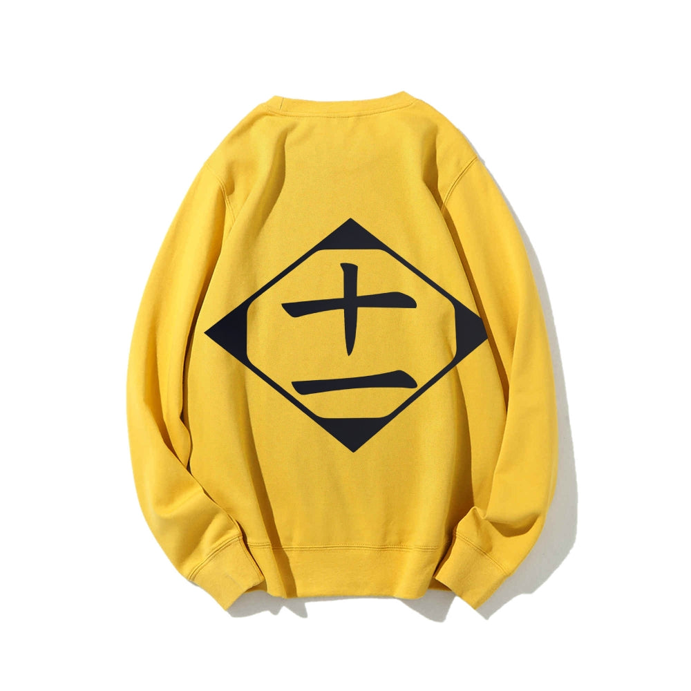 Bleach Cotton Unisex Round Neck Anime Sweatshirt