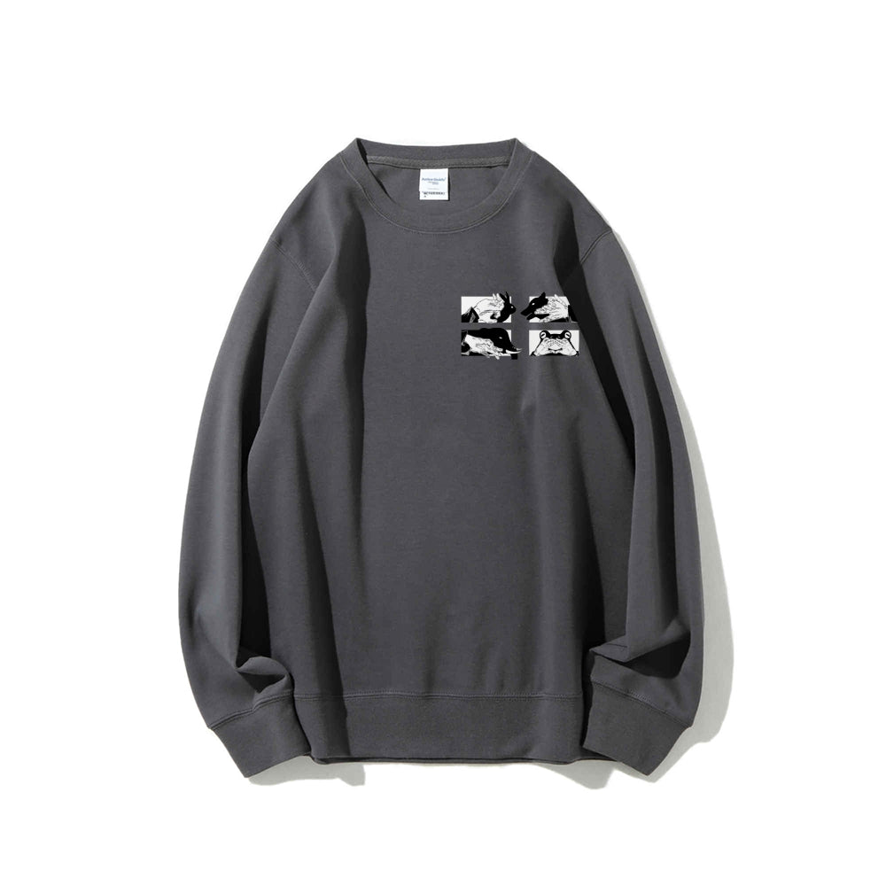 Jujutsu Kaisen Cotton Unisex Crew Neck Anime Sweatshirt