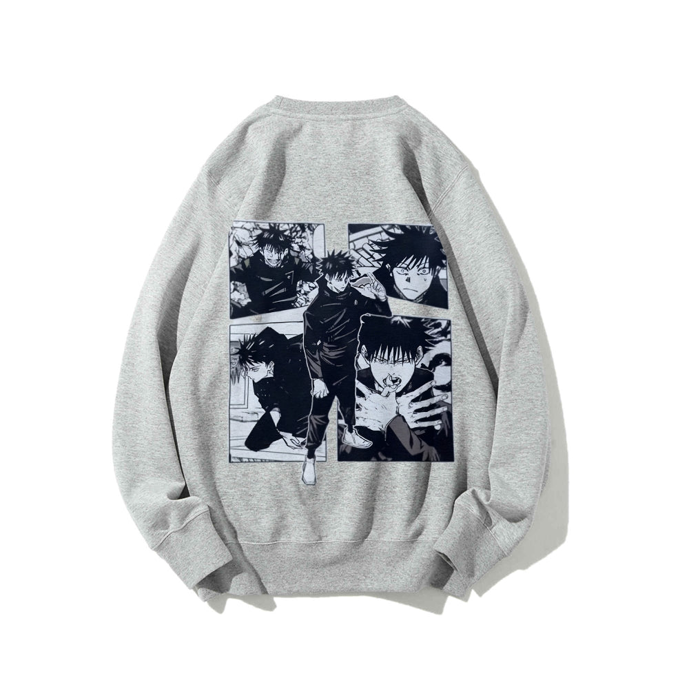 Jujutsu Kaisen Cotton Unisex Crew Neck Anime Sweatshirt