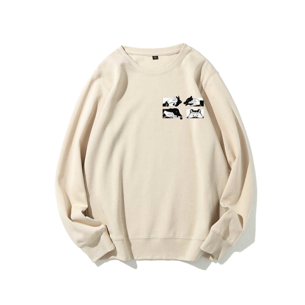 Jujutsu Kaisen Cotton Unisex Crew Neck Anime Sweatshirt